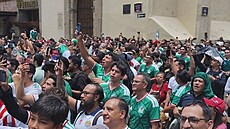 Ulice Guadalajary b�hem prvního zápasu MS. Mexiko vyhrálo 2:0 nad JAR.