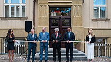 Slavnostní otev�ení Kliniky AGEL PLUS, zleva Waldemar Krzysztof Kmiecik, Roman...