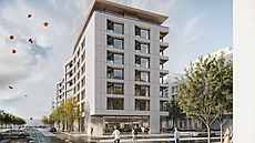 Vizualizace projektu Momentum Smíchov, v rámci n�j� postaví Penta Real Estate a...