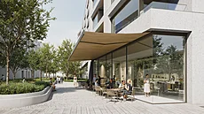 Vizualizace projektu Momentum Smíchov, v rámci n�j� postaví Penta Real Estate a...