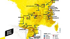 Mapa 113. ro�níku Tour de France