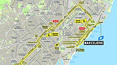 Trasa 1. etapy Tour de France