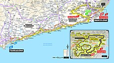 Trasa 2. etapy Tour de France