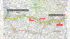 Trasa 12. etapy Tour de France