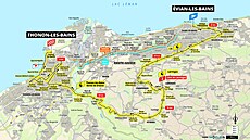 Trasa 16. etapy Tour de France