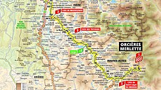 Trasa 18. etapy Tour de France