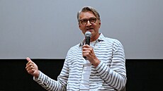 Jan Sv�rák na promítání filmu P�t �vestek v Semilech (10. �ervna 2026)