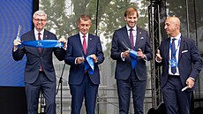 Dánská firma Novo Nordisk otev�ela výrobní závod v Bohumili nedaleko Jevan....