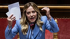 Italská premiérka Giorgia Meloniová (11. �ervna 2026)