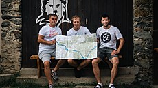 Zakladatelé festivalu Banát (zleva) TIberius Pospí�il, Jan Duben a �t�pán Slaný...