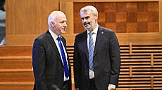 Pavel Fischer a Robert /Slachta na jednání Senátu (17. �ervna 2026)