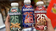 Müllermilch fotbalová edice - 16,90 korun.