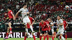 Ladislav Krej�í st�ílí gól b�hem zápasu mistrovství sv�ta proti Ji�ní Koreji