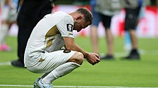 Smutný Vladimír Coufal po proh�e s Ji�ní Koreou na mistrovství sv�ta