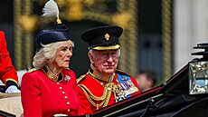 Karel III. s chotí Camillou (Trooping the Colour 13. �ervna 2026)