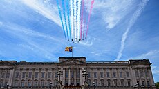 Tradi�ní p�elet stíhacích letoun� RAF (Trooping the Colour 13. �ervna 2026)