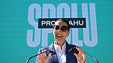 Zahájení kampan� SPOLU pro Prahu 2026. Alexandra Ud�enija. (16. �ervna 2026)