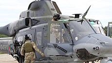 P�íprava vzletu vrtulníku UH-1Y Venom v Polsku (10. �ervna 2026)