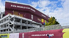 Stadion v Torontu p�ed zápasem Kanady s Bosnou a Hercegovinou.
