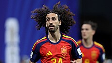 �pan�lský obránce Marc Cucurella b�hem utkání s Kapverdami