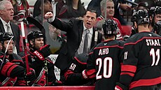 Rod Brind�Amour a jeho sv��enci z Carolina Hurricanes.