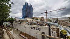 Kontrolní den k projektu Hydropolis v�etn� prohlídky stavby budoucích prostor...