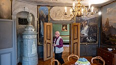 Po�tovní muzeum ve Vávrov� mlýn� v Praze 1.