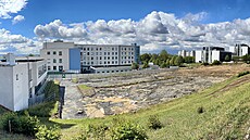Zahájení stavby pavilonu chirurgických obor� ve Fakultní nemocnici...