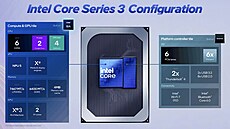 Intel Core 3 s jádrem WildCat Lake