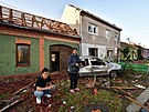 Tehdy a dnes. P�ed p�ti lety se n�kolika obcemi na ji�ní Morav� prohnalo...