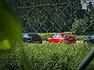 Mitsubishi kempování v Kempu Fousek v Dráchov�