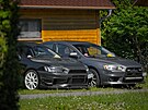 Mitsubishi kempování v Kempu Fousek v Dráchov�