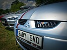 Mitsubishi kempování v Kempu Fousek v Dráchov�