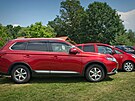 Mitsubishi kempování v Kempu Fousek v Dráchov�