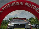 Mitsubishi kempování v Kempu Fousek v Dráchov�
