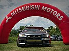 Mitsubishi kempování v Kempu Fousek v Dráchov�
