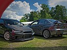 Mitsubishi kempování v Kempu Fousek v Dráchov�