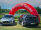 Mitsubishi kempování v Kempu Fousek v Dráchov�