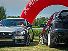 Mitsubishi kempování v Kempu Fousek v Dráchov�