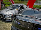 Mitsubishi kempování v Kempu Fousek v Dráchov�