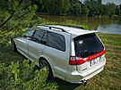 Mitsubishi kempování v Kempu Fousek v Dráchov�