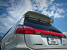 Mitsubishi kempování v Kempu Fousek v Dráchov�