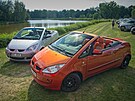 Mitsubishi kempování v Kempu Fousek v Dráchov�