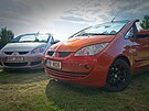 Mitsubishi kempování v Kempu Fousek v Dráchov�