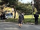 V �elákovicích u Prahy zasahují policisté a zásahová jednotka kv�li ozbrojenému...