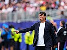 Chorvatský trenér Zlatko Dali� b�hem utkání s Ghanou.