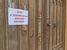 M�stský ú�ad na Masarykov� nám�stí v Novém Byd�ov� je zav�ený kv�li obavám ze...