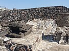 Poz�statky výzdoby v ruinách Templo Mayor (Hlavního chrámu) n�kdej�ího...