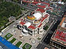 Pohled na Palác um�ní z terasy Torre Latinoamericana, nejstar�ího mrakodrapu v...