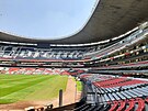 Tribuny aztéckého stadionu